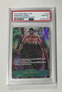 ＜特価＞〔PSA10鑑定済〕ロロノア・ゾロ(パラレル/illust:Midori Matsuda)【SEC】{OP06-118}