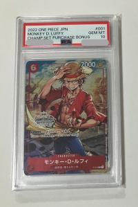 ＜特価＞〔PSA10鑑定済〕モンキー・D・ルフィ(CS/illust:Nijihayashi)【P】{P-001}